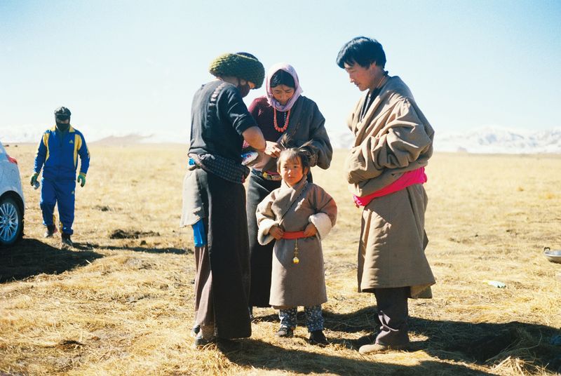 A herding family prepares their winter encampment far away on the highland steppe