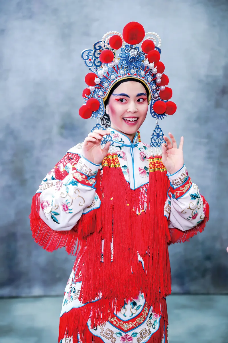 Training, practice, and performance were part of Huang's routine as a Kunqu regional chinese opera performer