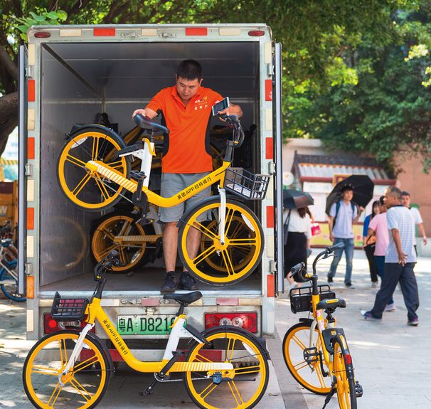 “Sharing Rides”: The share-bike could be called China’s fifth great invention (Guangzhou, Guangdong Province, September 2019)