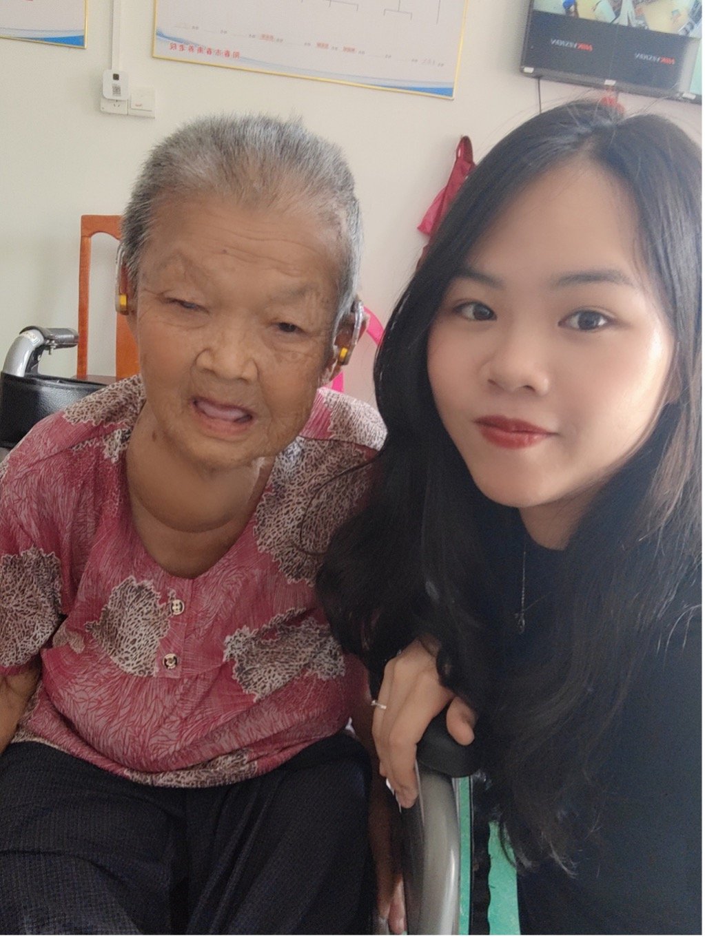 Ying Mei with her Bouyei grandmother