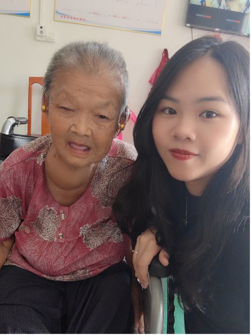 Ying Mei with her Bouyei grandmother