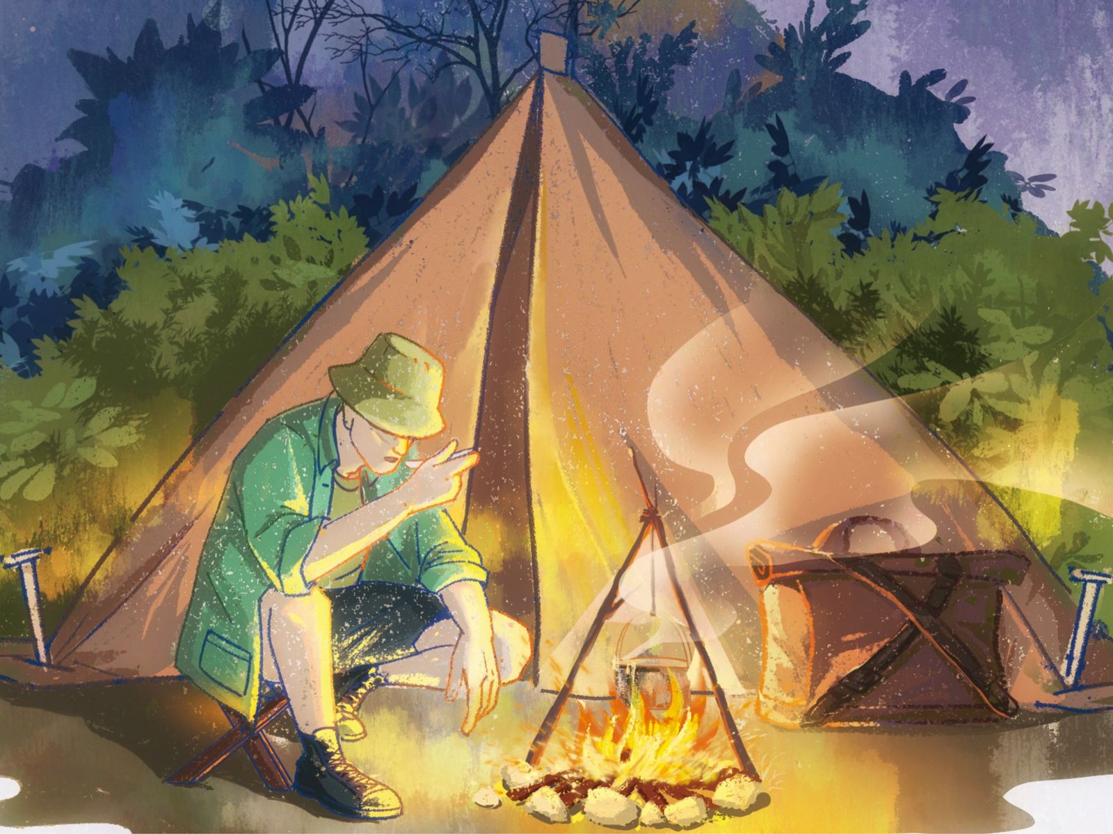 On the character: 野