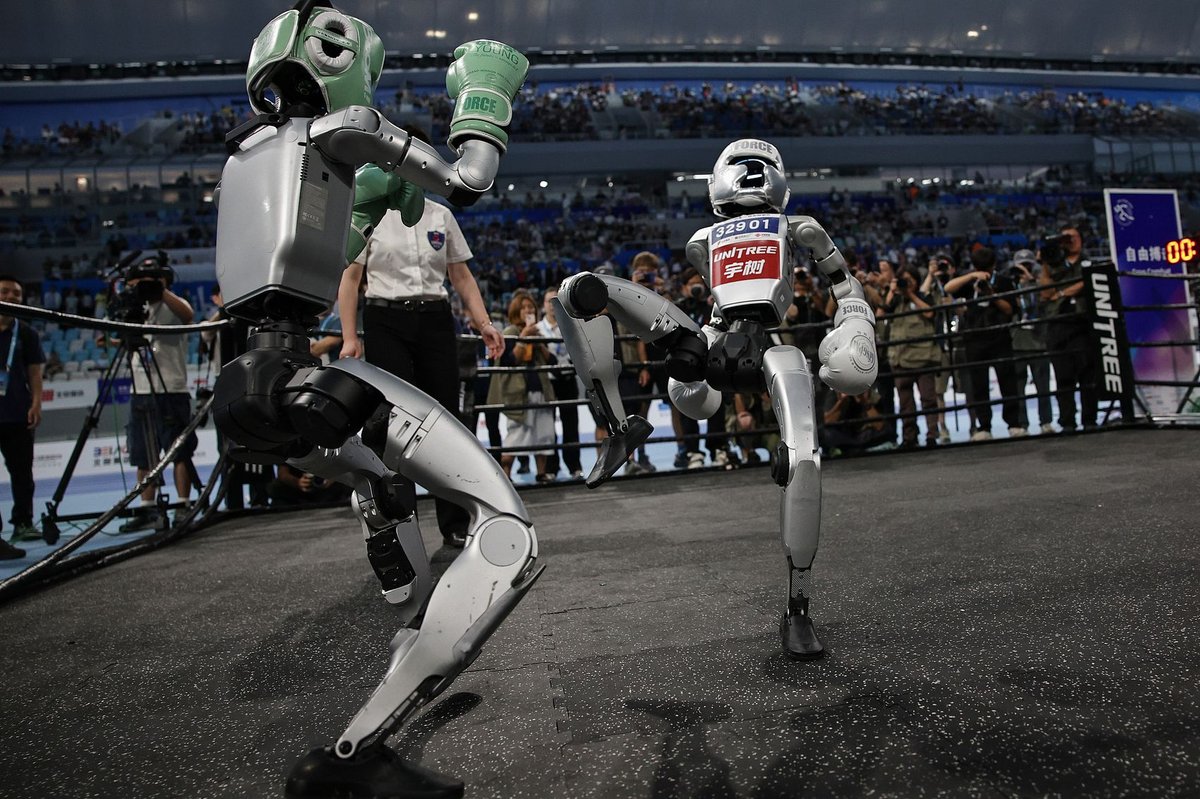 Beijing hosted the first World Humanoid Robot Games in 2025, with more than 500 humanoid robots in 26 events, including boxing, football, cleaning, and sorting medicines
