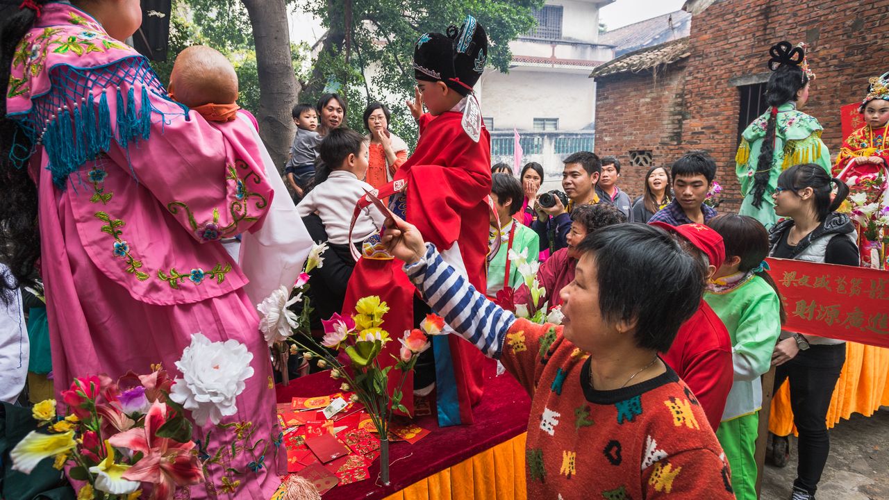 Cantonese Child-Giving Goddess Chinese New Year