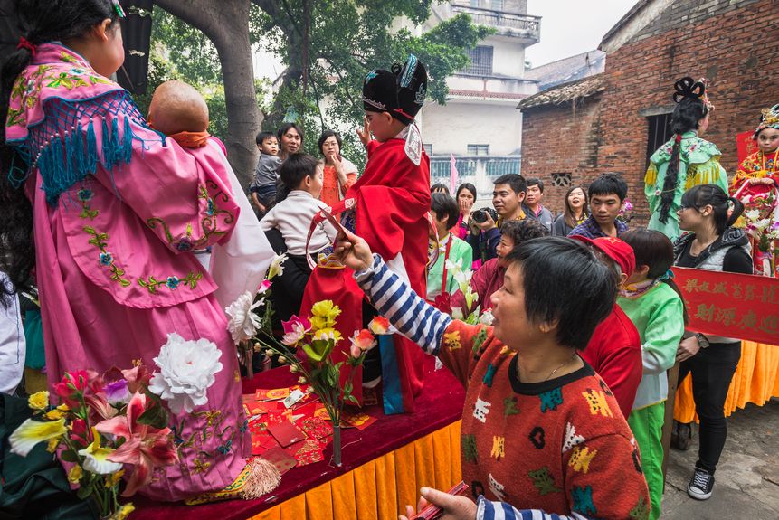 Cantonese Child-Giving Goddess Chinese New Year