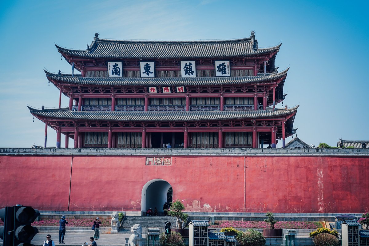 Jianshui ancient city, historical site, Tiananmen, Forbidden City, touring China