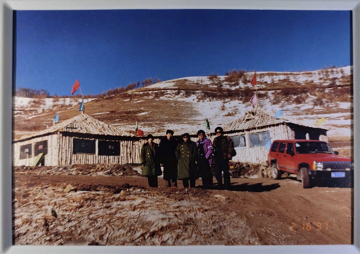 Saibei’s first ski resort building made of birchwood