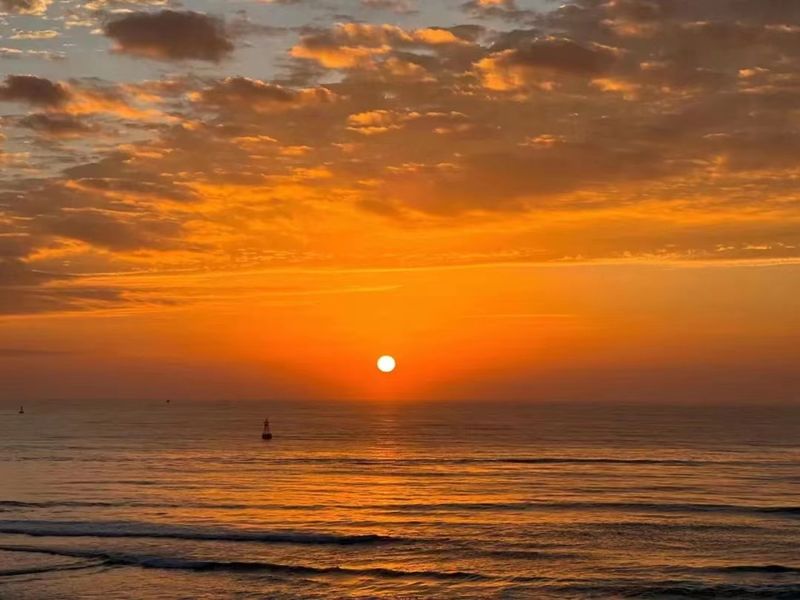 Sunset at Sanya Beach