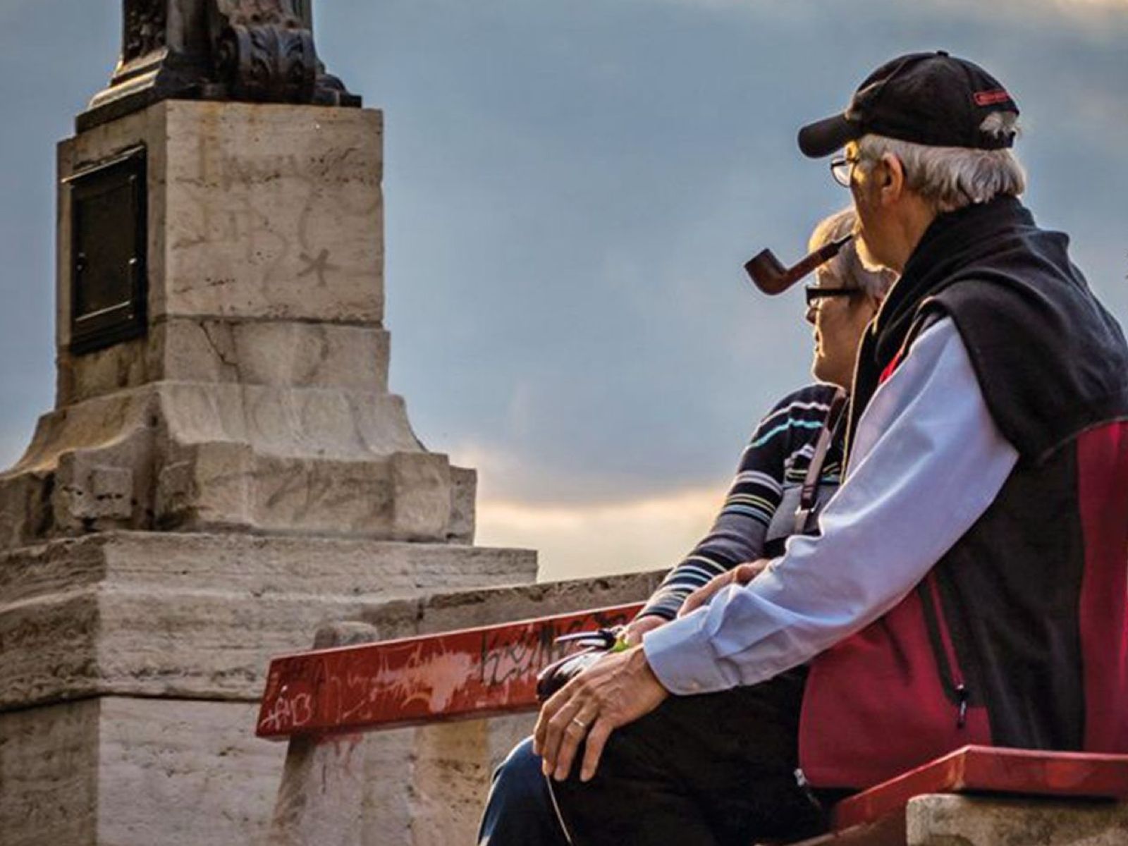 Older Chinese couple