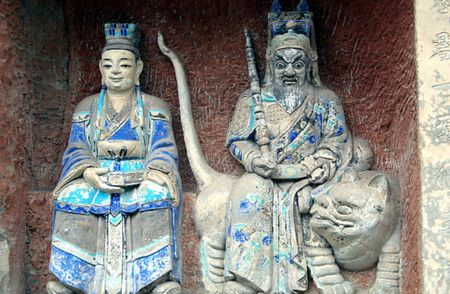 Relief of Zhang Daoling and his wife