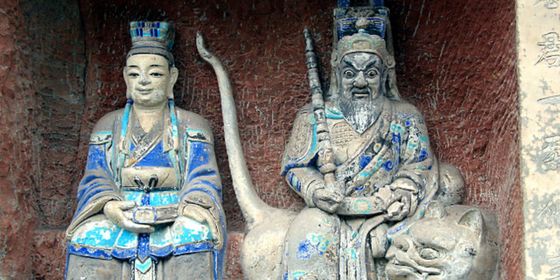 Relief of Zhang Daoling and his wife