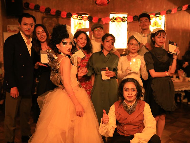 Themed dance event at Mystery Vintage shop in Xiamen, China