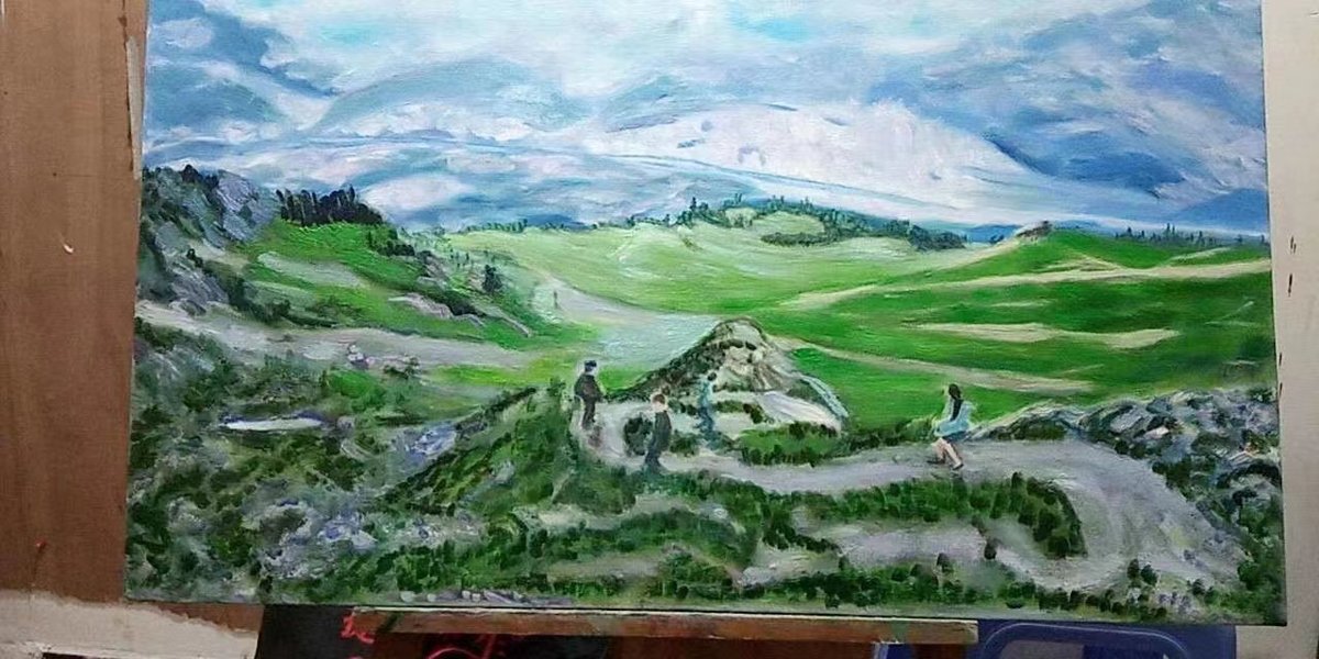 Wang Liuyun painting