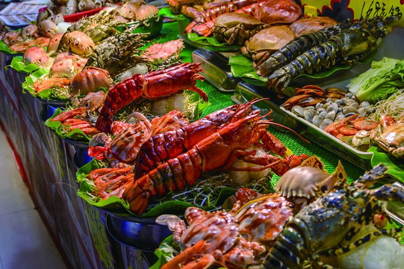 Hainan cuisine, seafood square