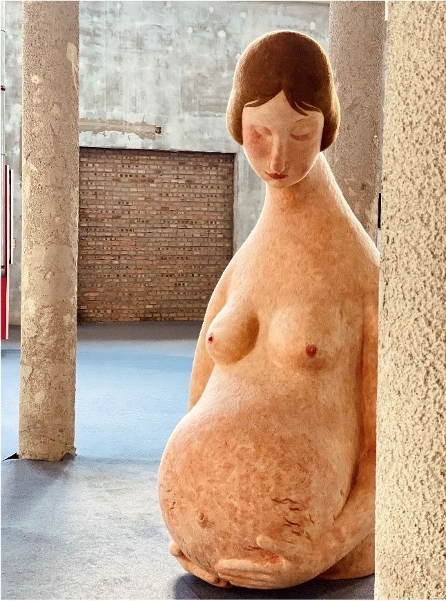 Artist Zhang Xian Sculpture from  “Becoming a Mother” series