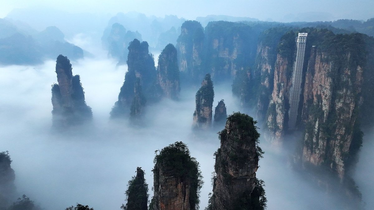 Zhangjiajie, Guinness World Records, highest outdoor lift