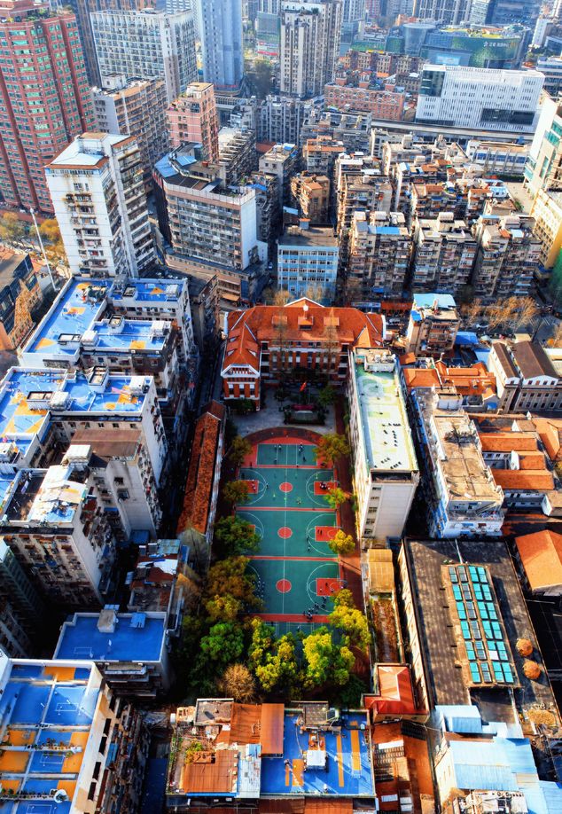 basketball court, Wuhan, sports in China