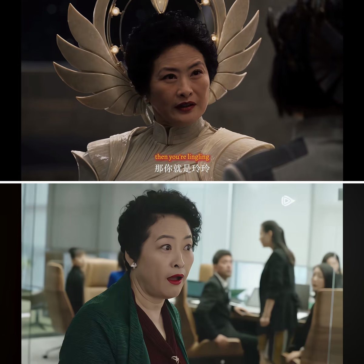 The Xue Zhenzhu multiverse sees Xue traveling across countries, eras, and realities with the one single purpose: to find the mistress Ling Ling (screenshots via Xiaohongshu)