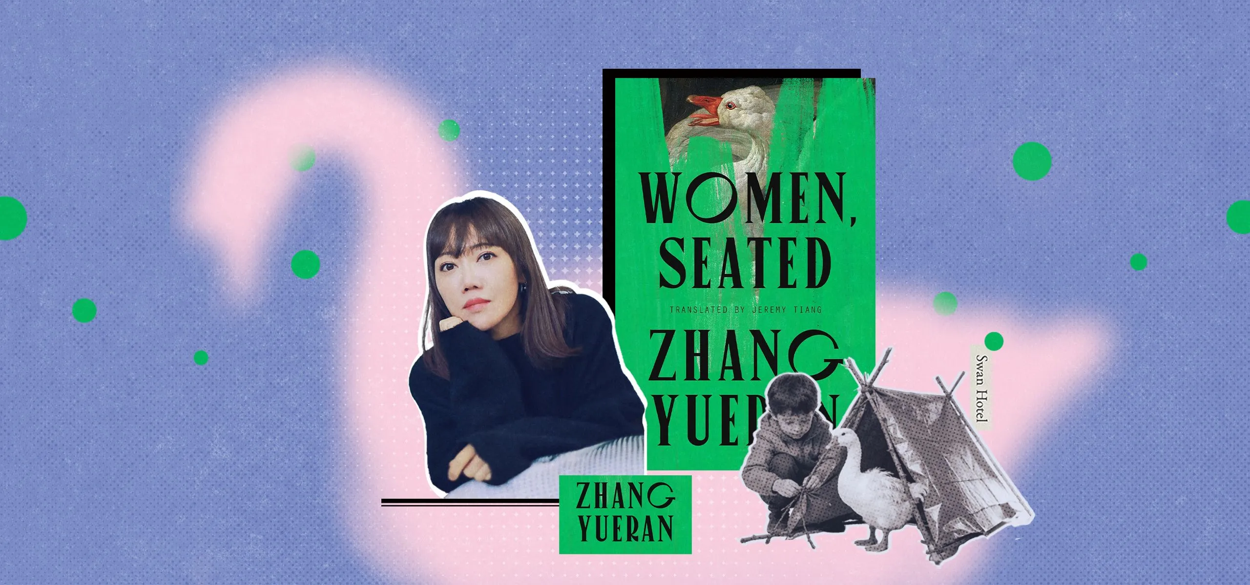 Chinese author of Women, Seated, Zhang yueran