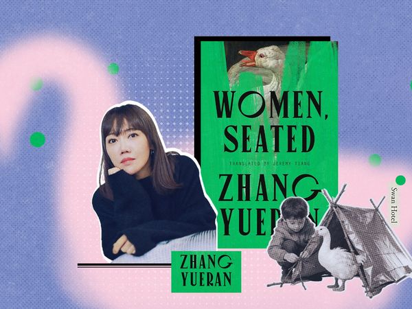Chinese author of Women, Seated, Zhang yueran