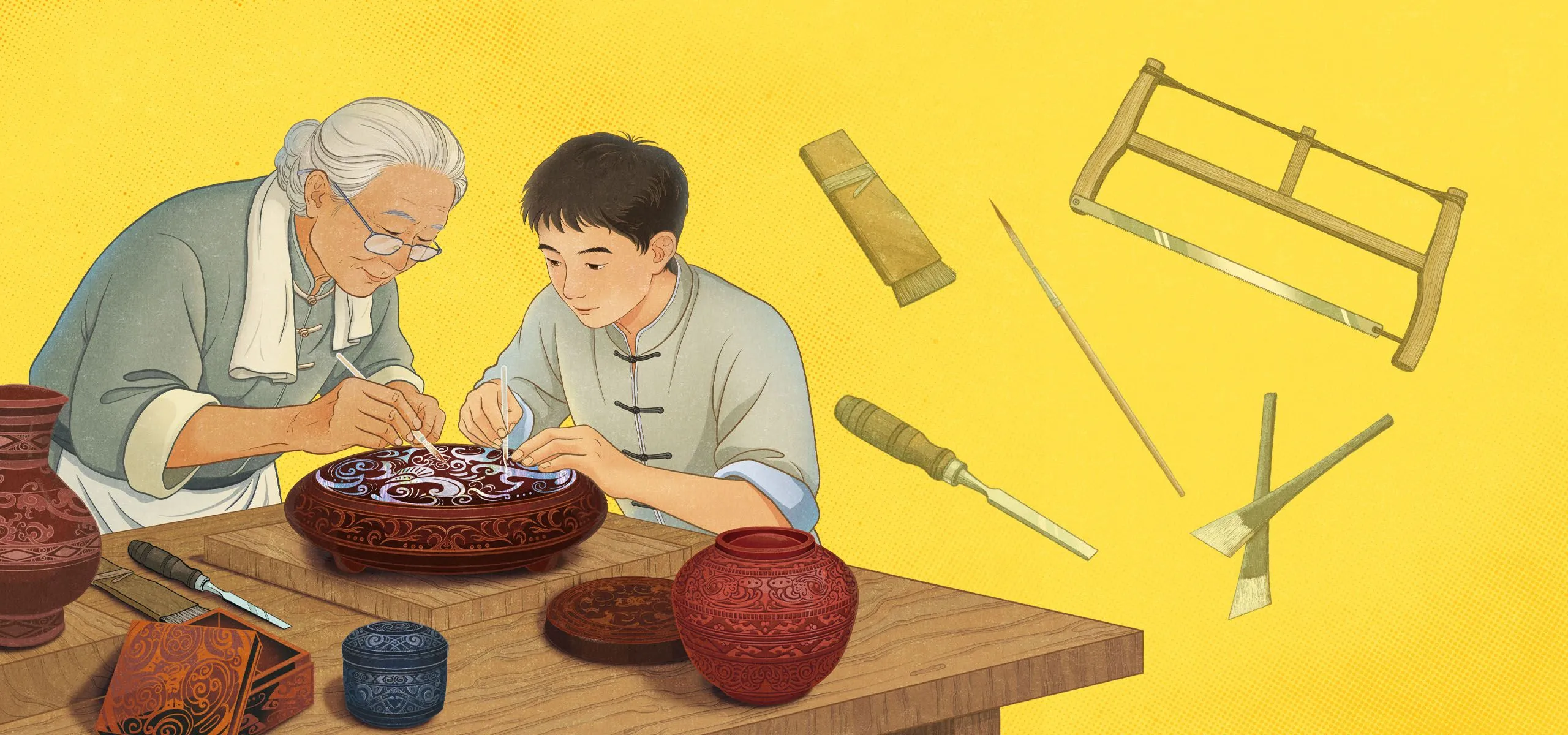 Chinese character for maintenance repairs 修