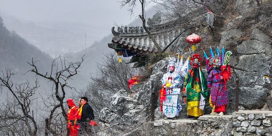 Chinese folk new year celebrations