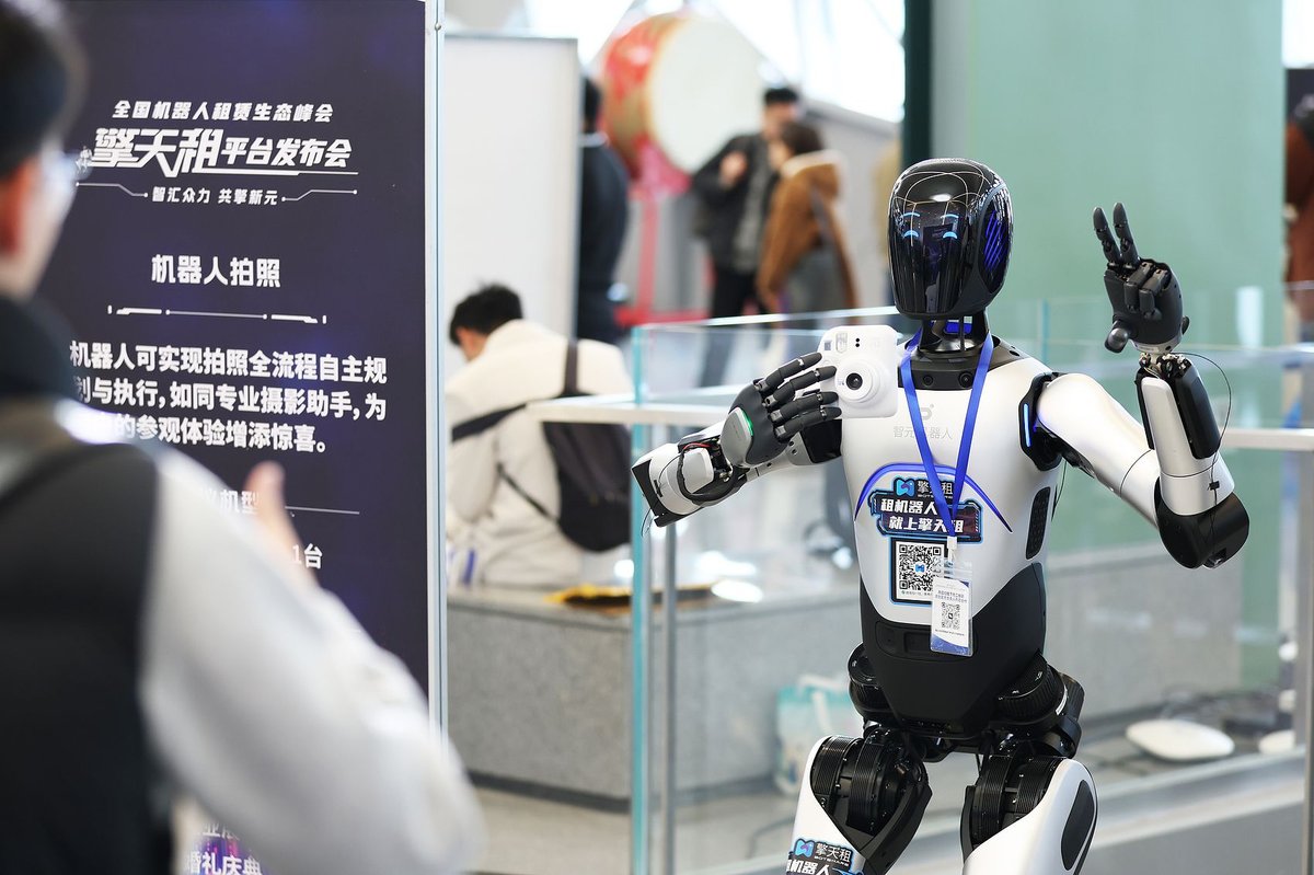Launched in late 2025, China’s first robot rental platform, Qingtianzu, now operates in over 50 major cities