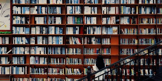 Chinese woman looking at books in bookstore, book influencer business china