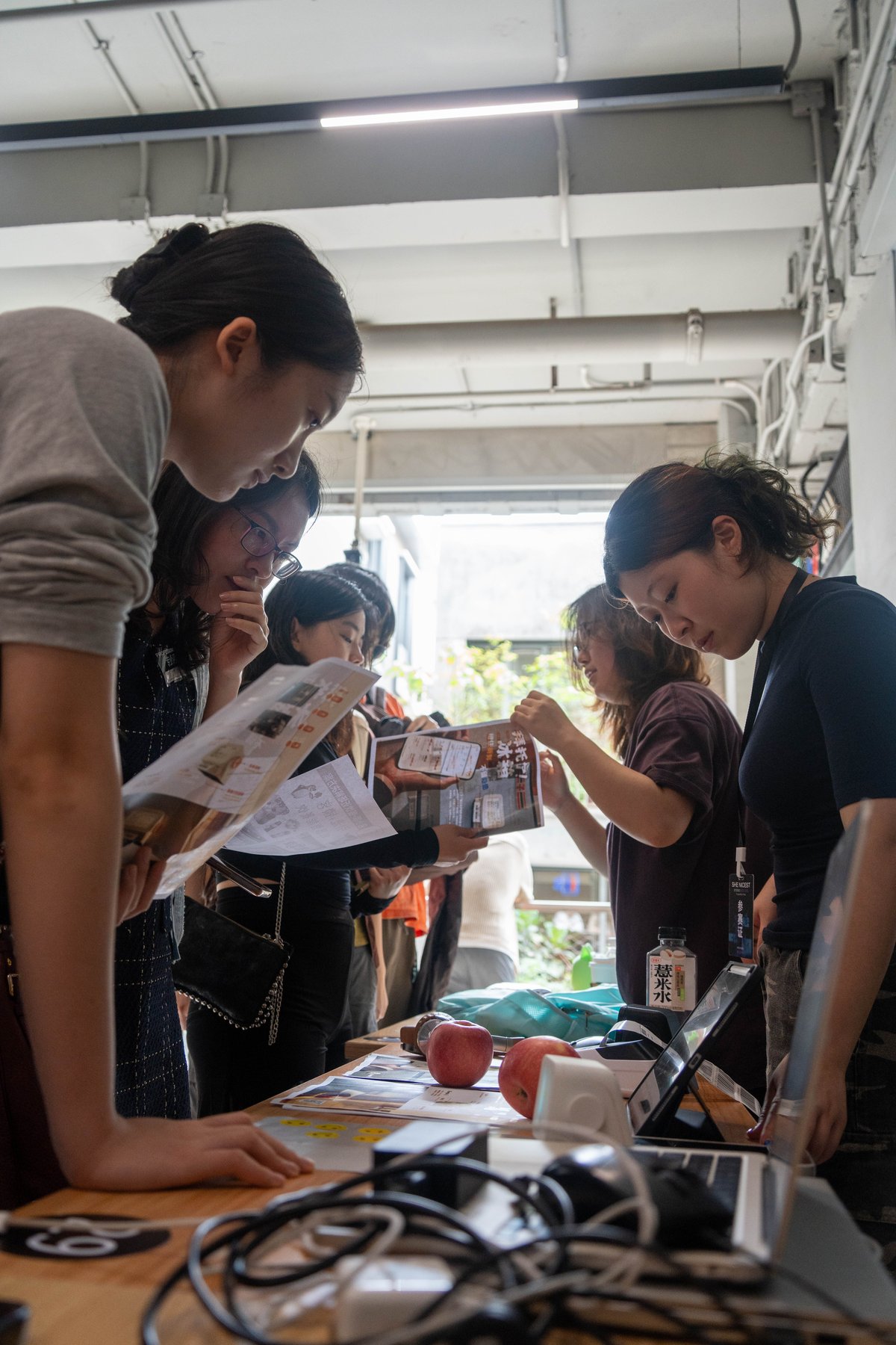 Chinese women participating in hackathon event Shenzhen