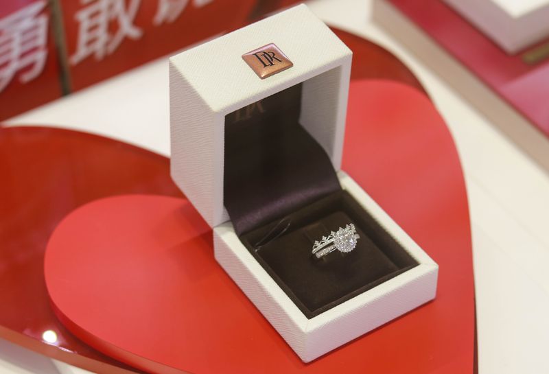 diamond ring, engagement, wedding, china’s diamond market slump