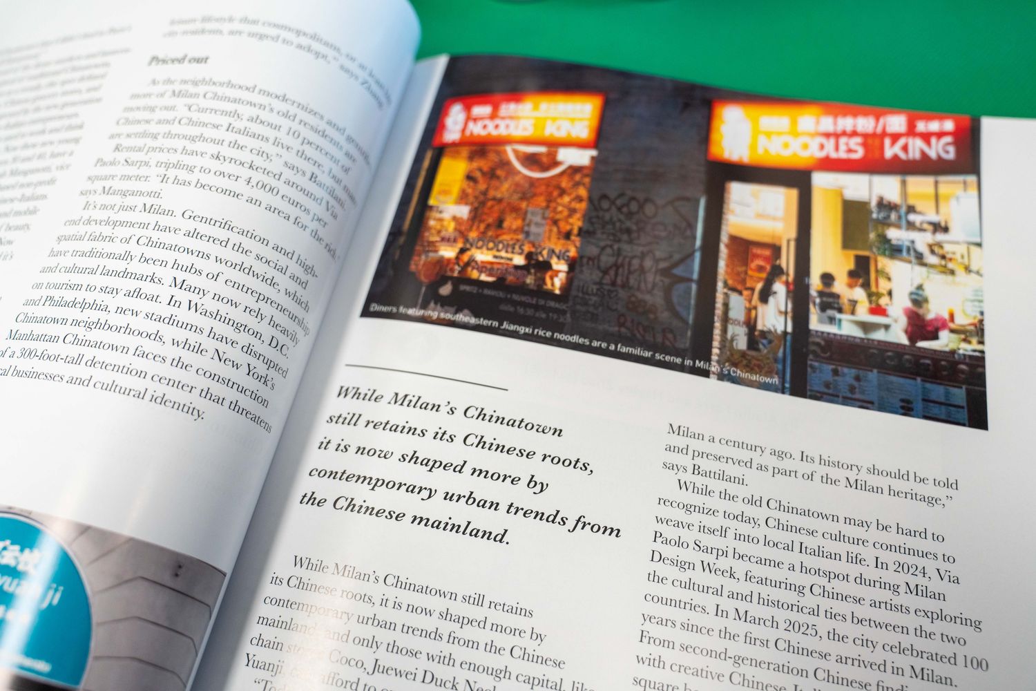 Chinatown in Milan, New Magazine Issue: New Markets, Young Makers