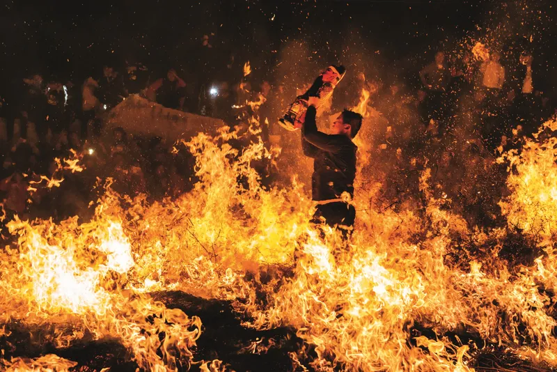 folk fire ritual China