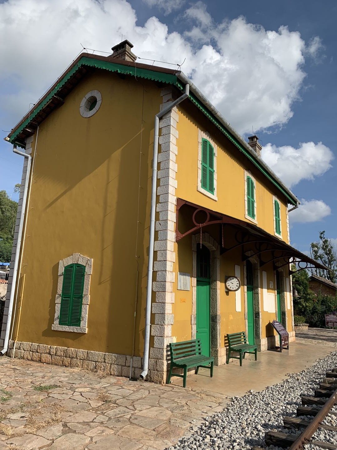 French style architecture at one of the first train stations