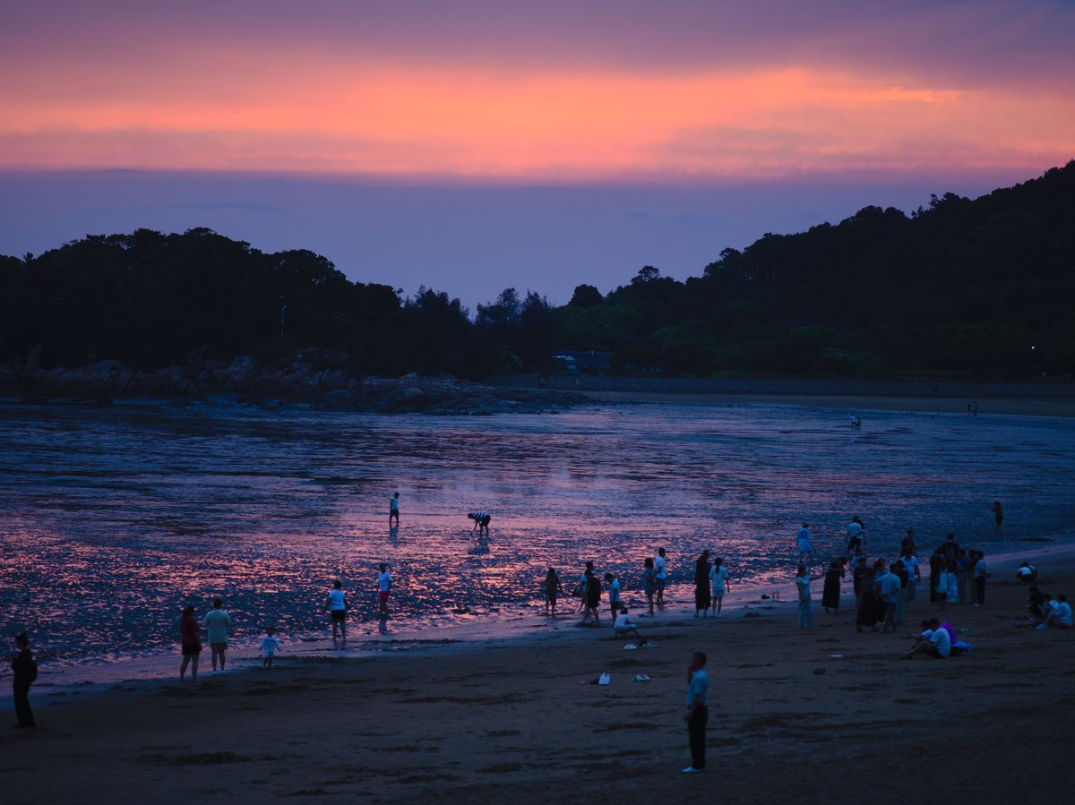 Gold Sand Beach on Putuo island,