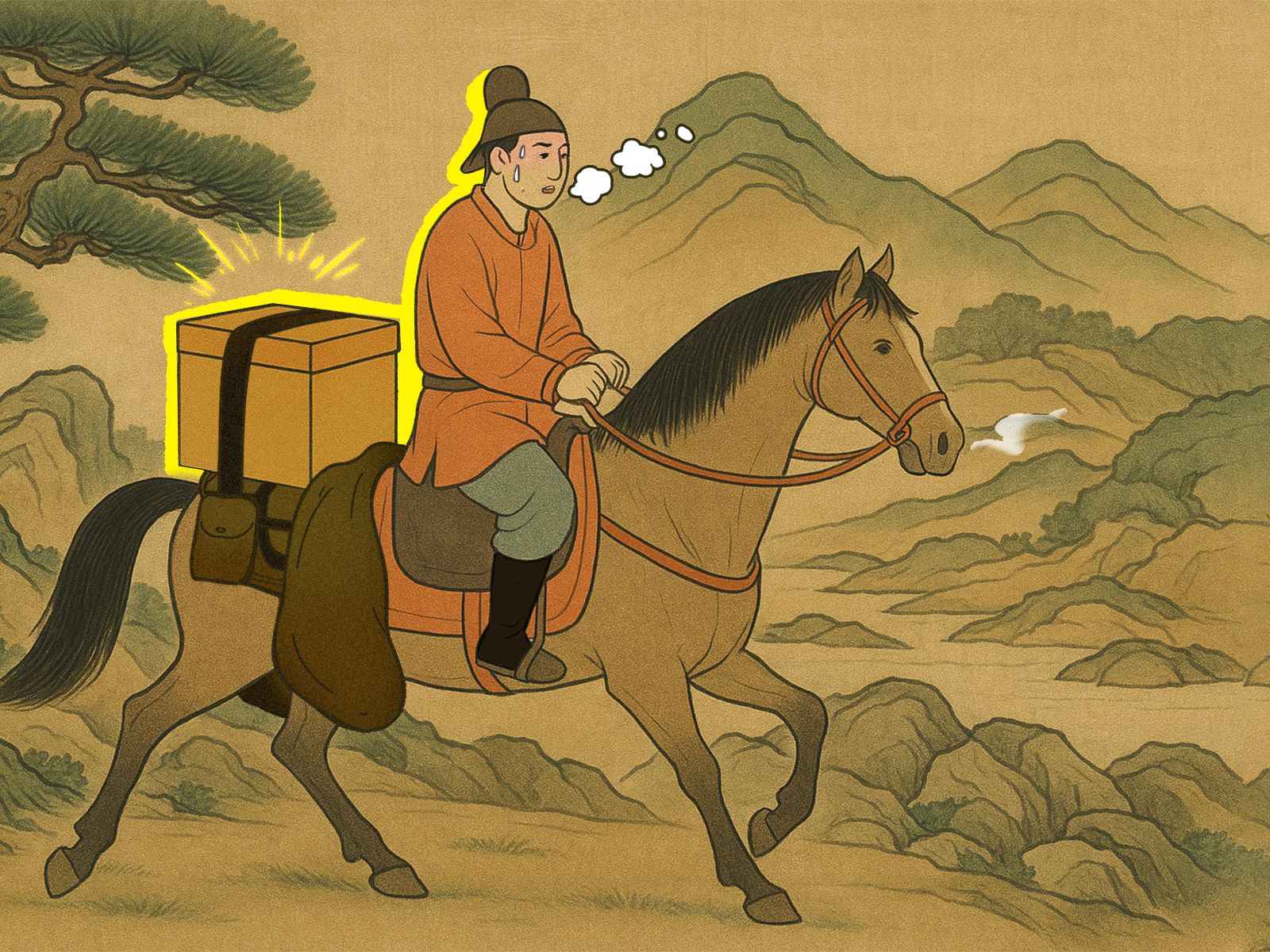 ancient Chinese couriers