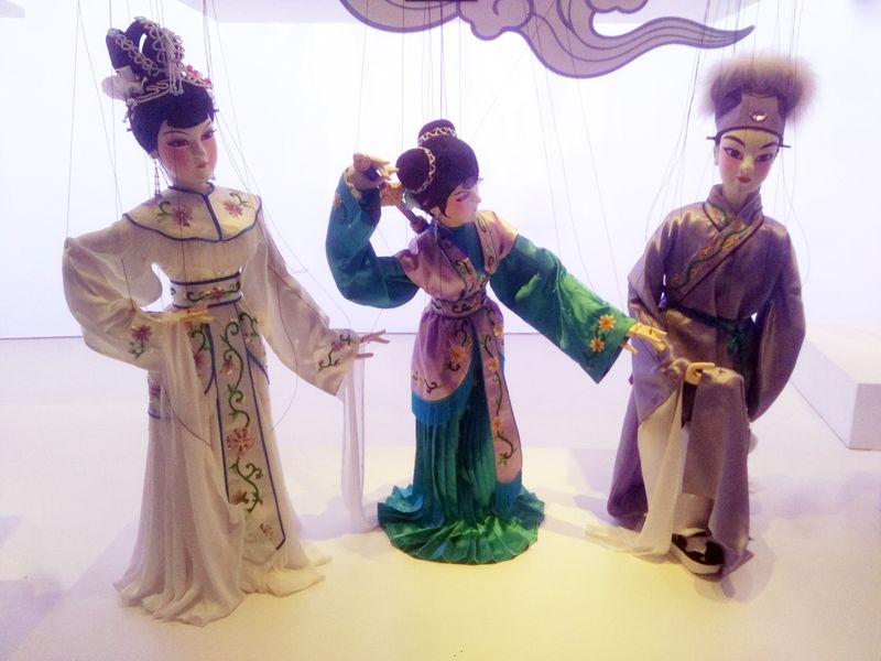 A puppet show on the classic Chinese story White Snake (Liu Jue)
