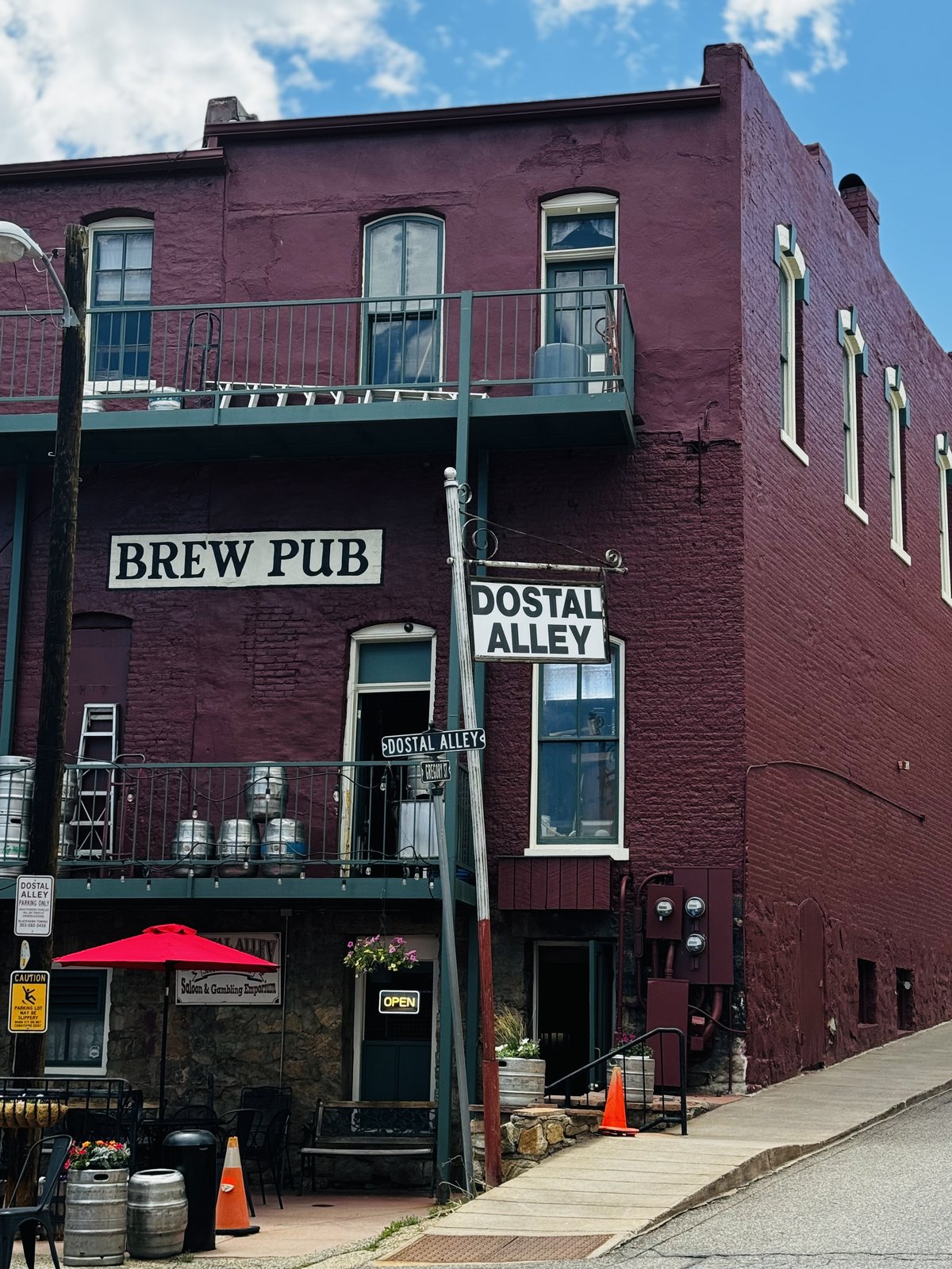 Dostal Alley today is now a pizzeria and brewery