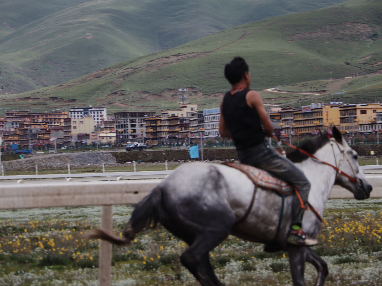 A rider in Litang
