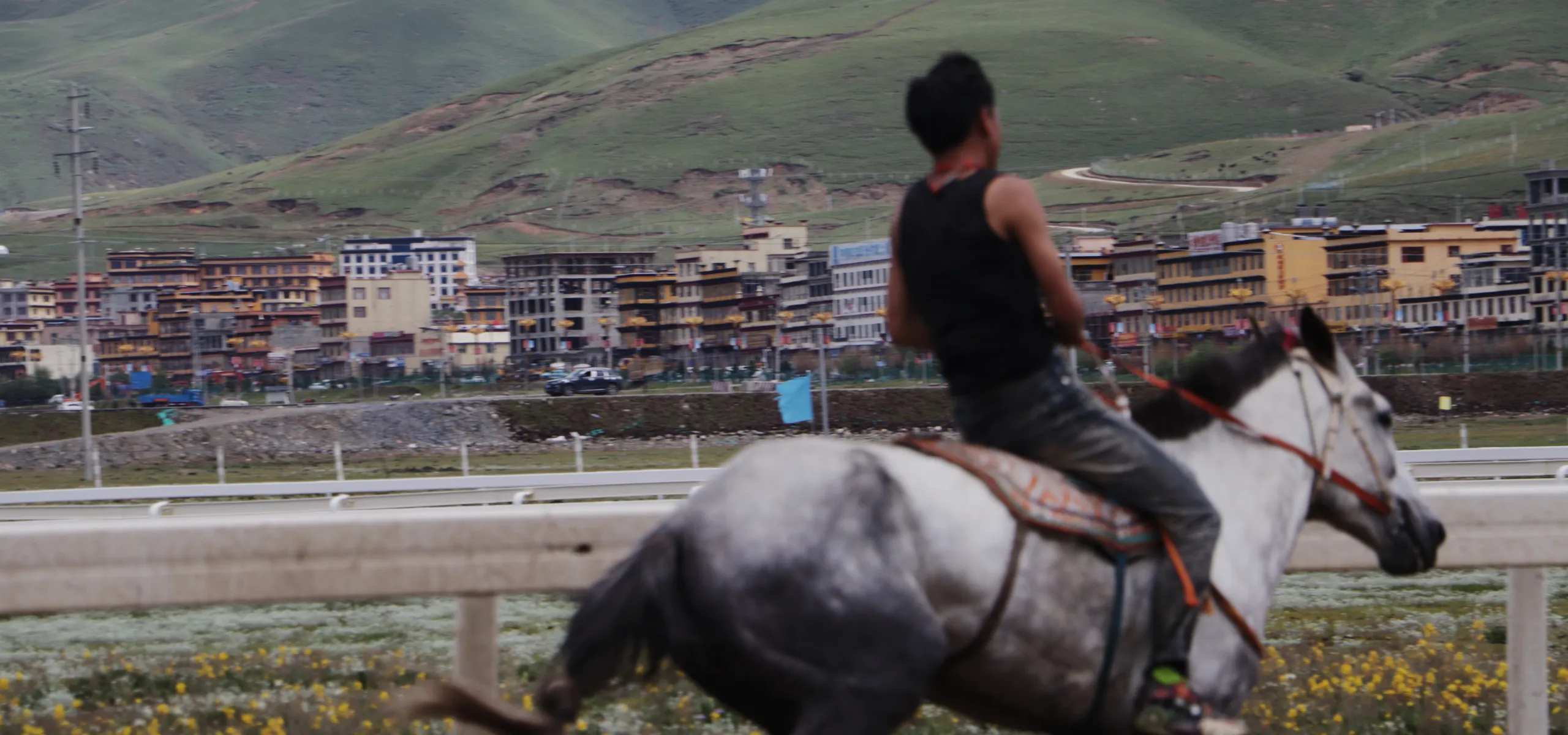 A rider in Litang