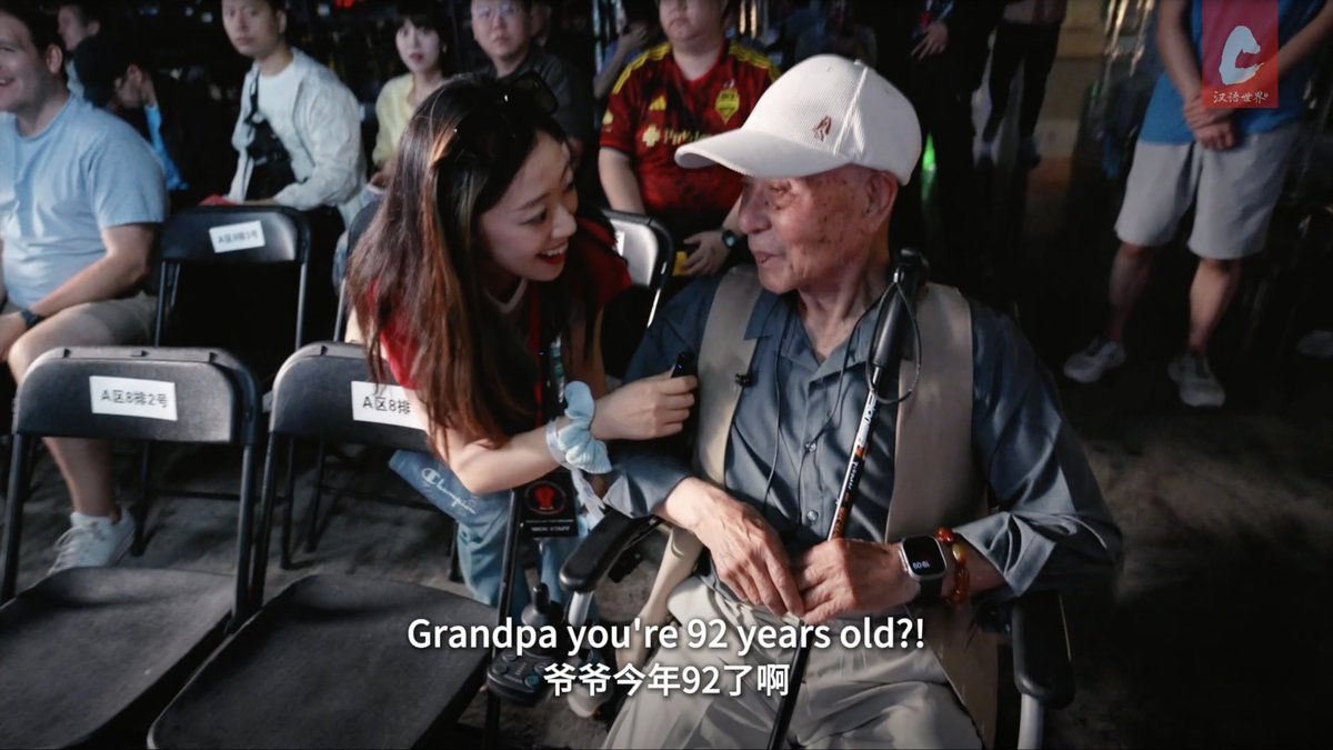 The 92-year-old pro wrestling fan
