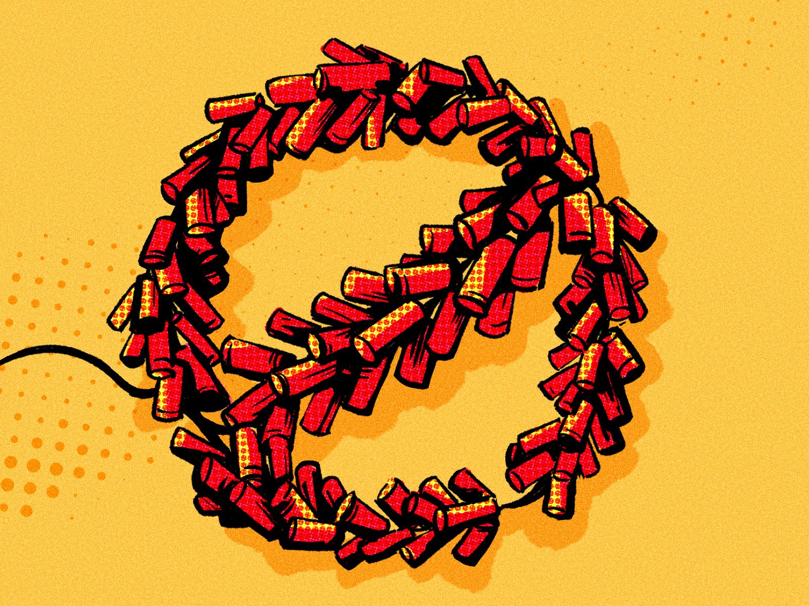 禁燃烟花 by Wang Siqi