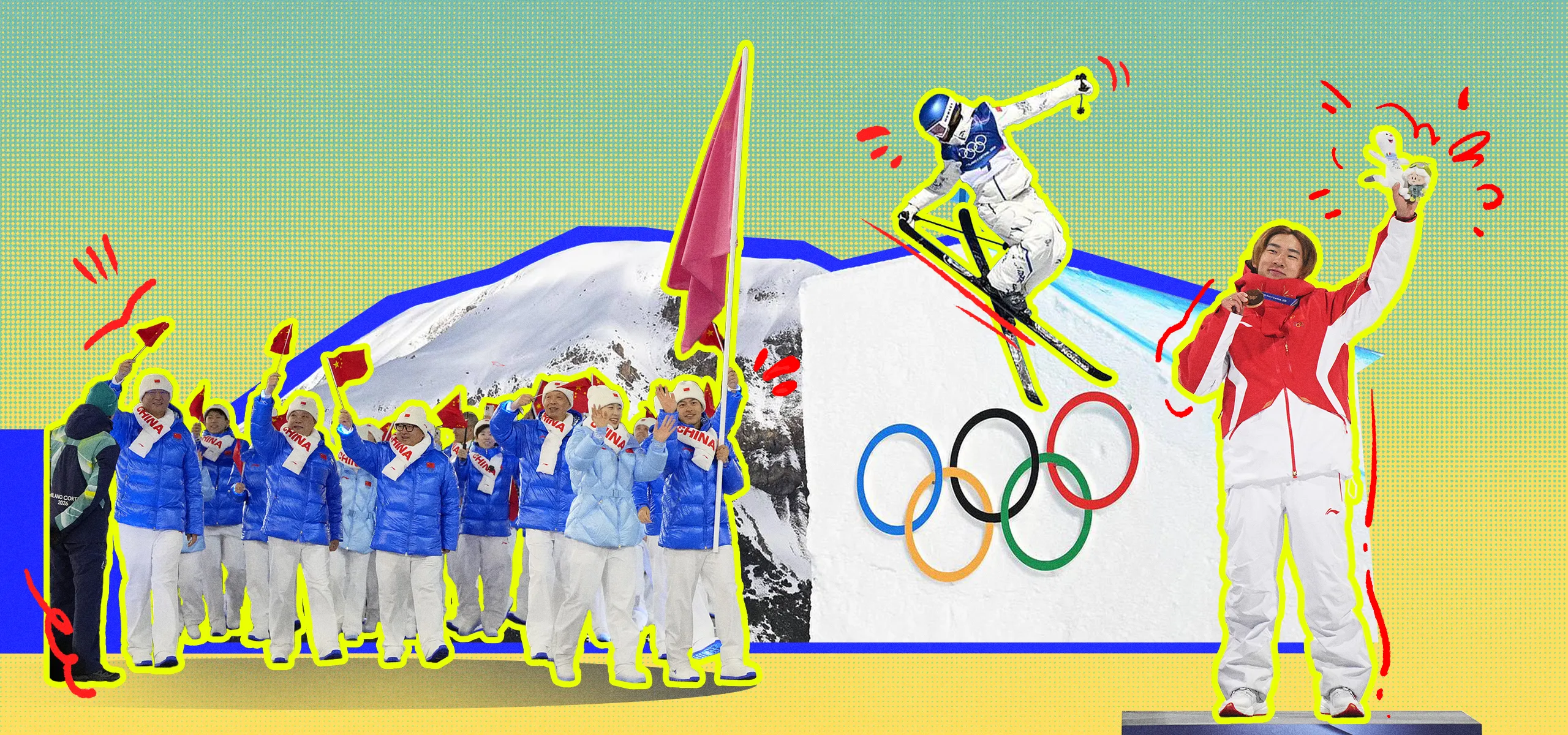 Chinese athletes at the 2026 Milano-Cortina Winter Olympics