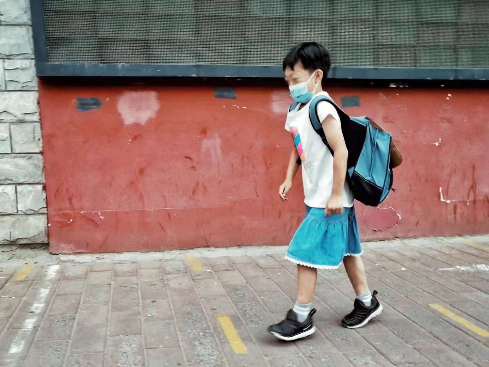 boy wearing skirt