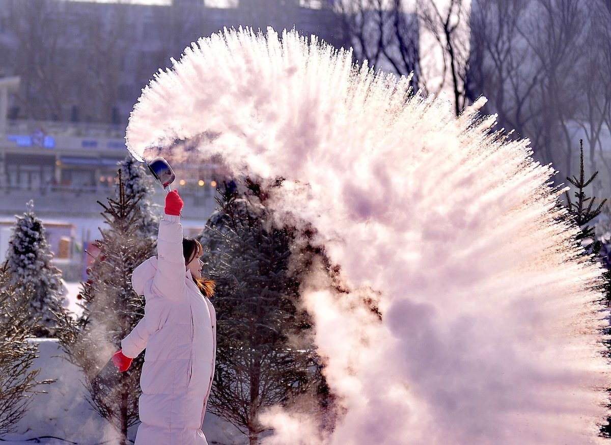 winter activities, touring China, ice and snow activities around Minor Cold in China