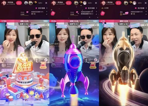 Livestream PK between influencer Xiucai and Yixiaoqingcheng