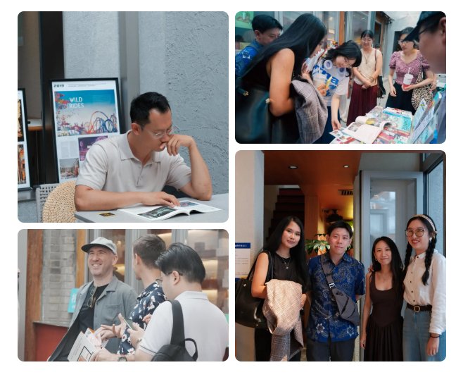 the editorial team, readers, and friends at New Issue Launch x 20 Years of TWOC Exhibition