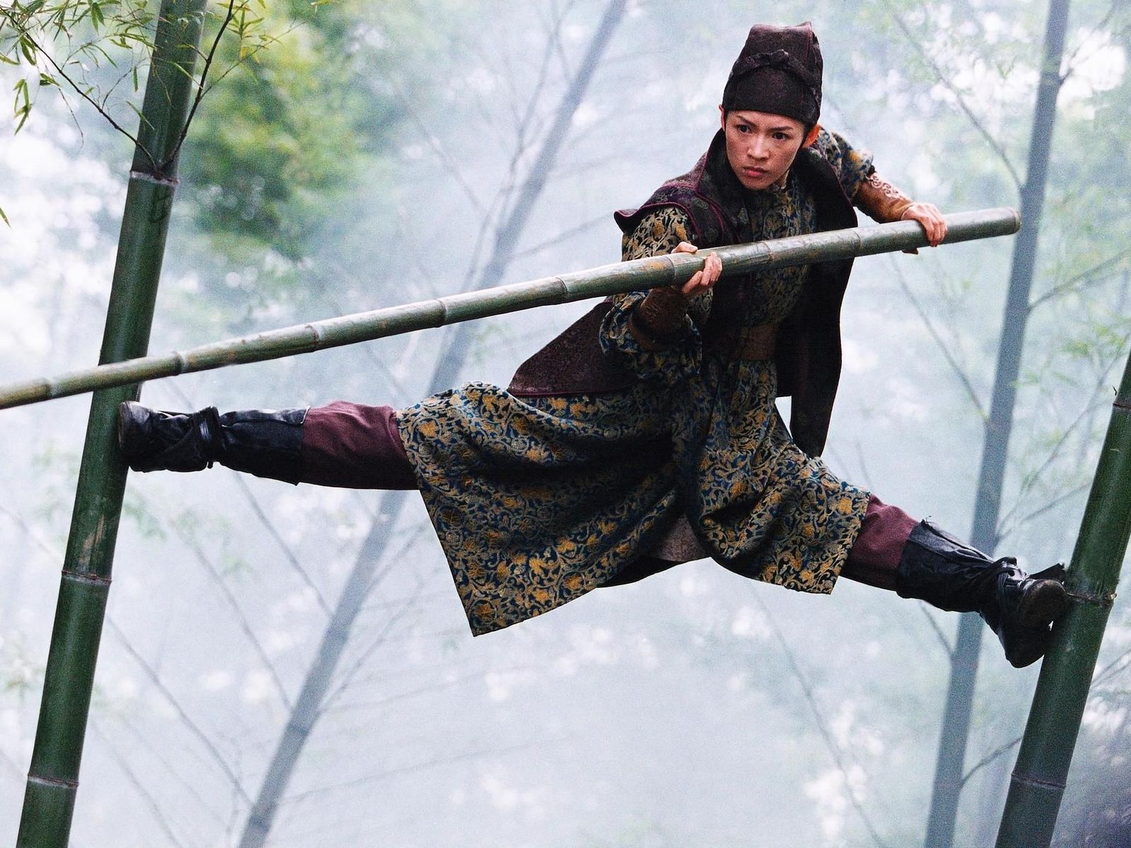 Scene bamboo weapon house of flying daggers