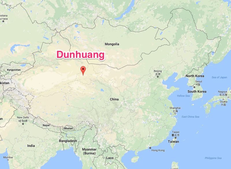 dunhuang map
