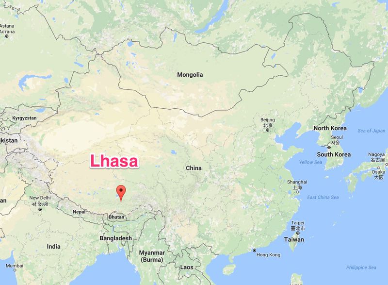 lhasa map