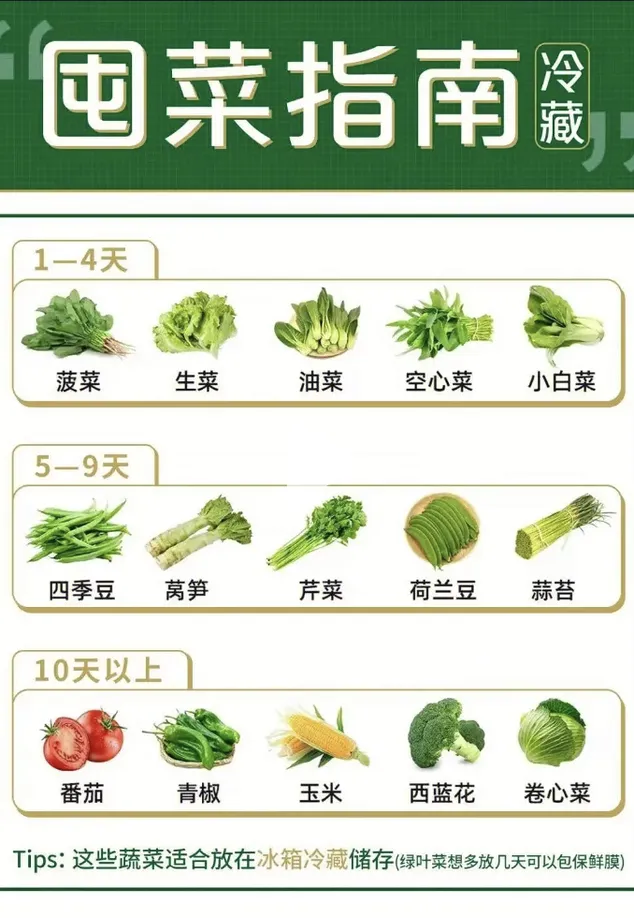 A vegetable hoarding guide